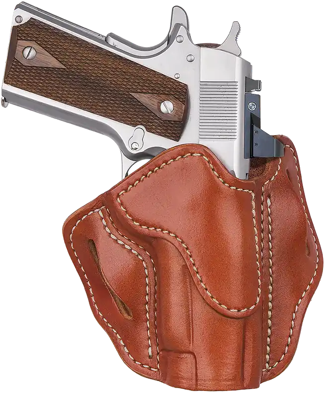 1791 Gunleather Optic Ready OWB Classic Brown Leather Holster for 1911 3.5-4.25" Barrel Right Hand