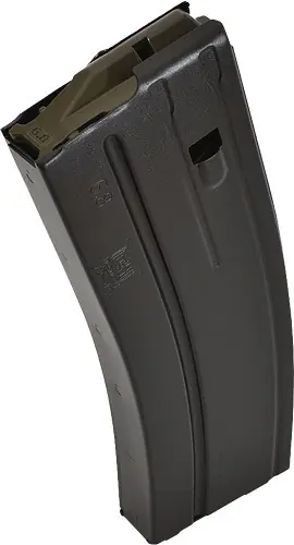 .224 Valkyrie 25-Round Steel Black AR-15 D&H Tactical Magazine 6.8 SPC