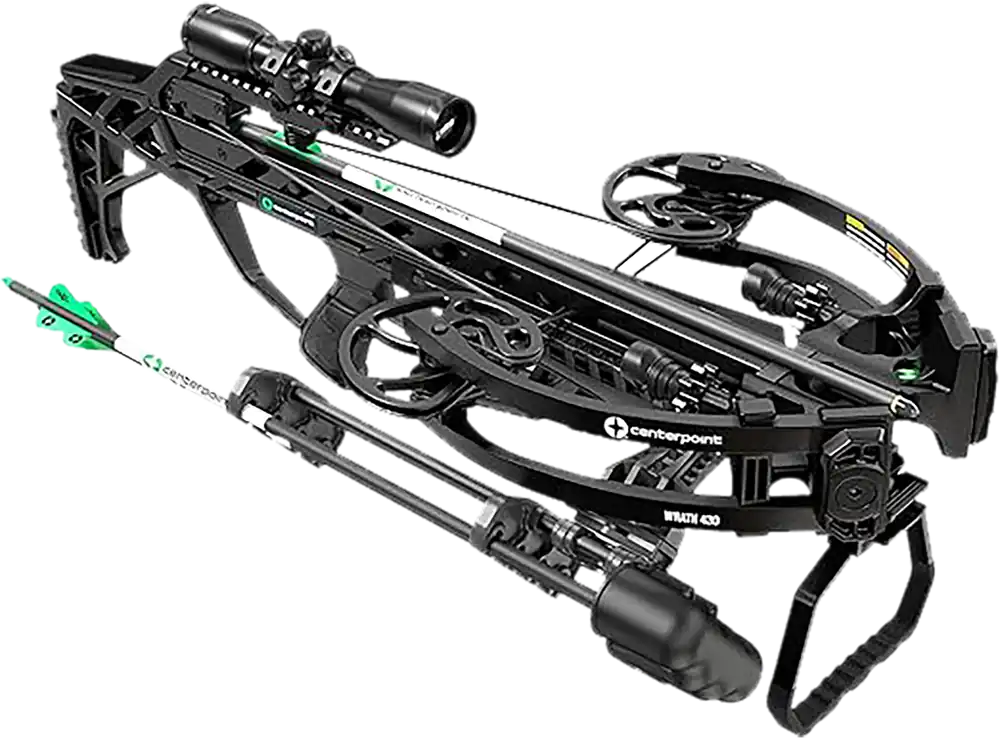 Centerpoint C0006 Wrath 430 Crossbow with Silent Crack Technology - 430 FPS, 8.3 lbs, 28.26"