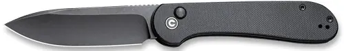 CIVIVI Elementum 3.47" Black G-10/Black Stonewash Knife