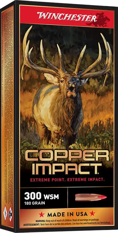 Winchester Ammo X300SCLF2 Copper Impact 300WSM 180gr Lead-Free 20/Box