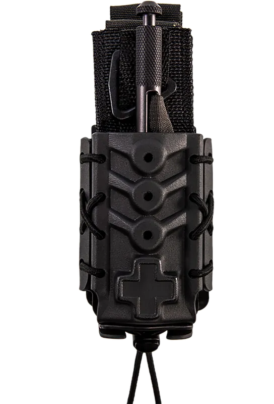 High Speed Gear Tourniquet TACO - Black Kydex, 2" Belt Clip/MOLLE U-Mount, Universal Compatibility
