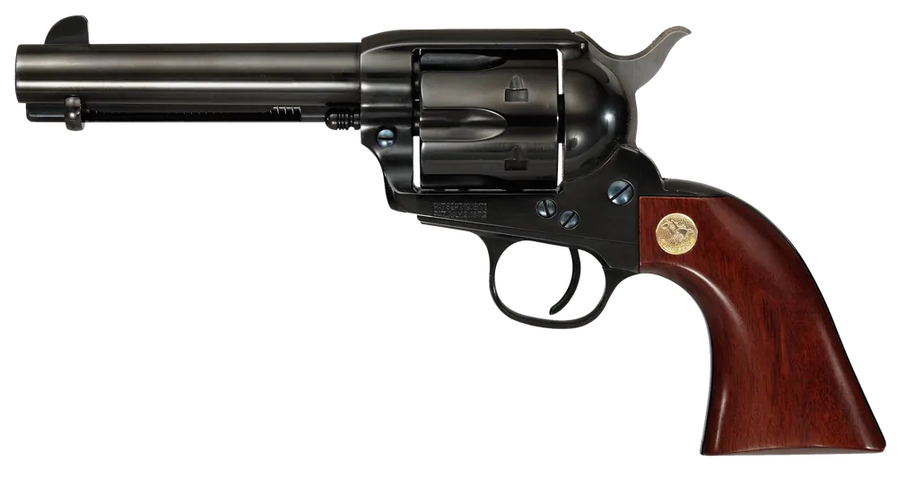 Cimarron MP400B1402 Pistoleer .357 Mag Revolver with 4.75" Blued Steel Barrel and Walnut Grip