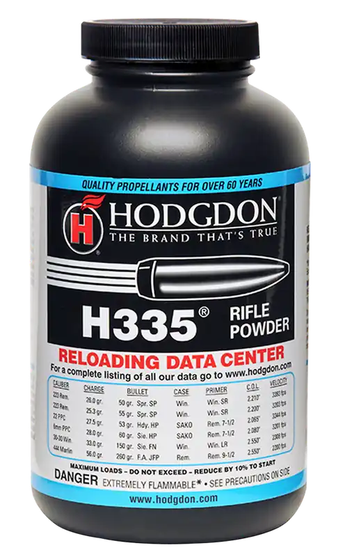 Hodgdon H335 Spherical Rifle Powder 1 lb for Multi-Caliber Use
