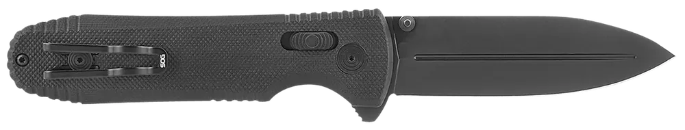 SOG Ultra XR Folding Knife with Graphite TiNi S35VN Blade and Carbon Fiber Handle