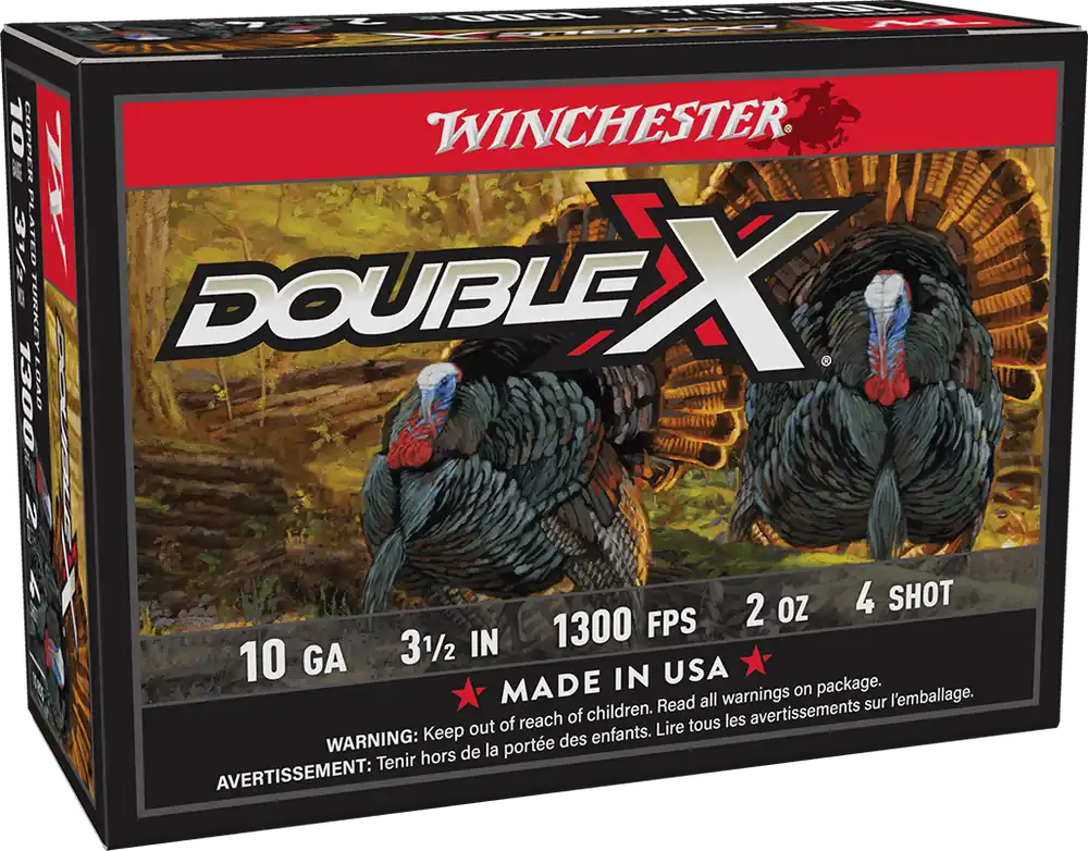 Winchester Double X High Velocity Turkey Ammo 10 Gauge 3.5" 2oz 4 Shot