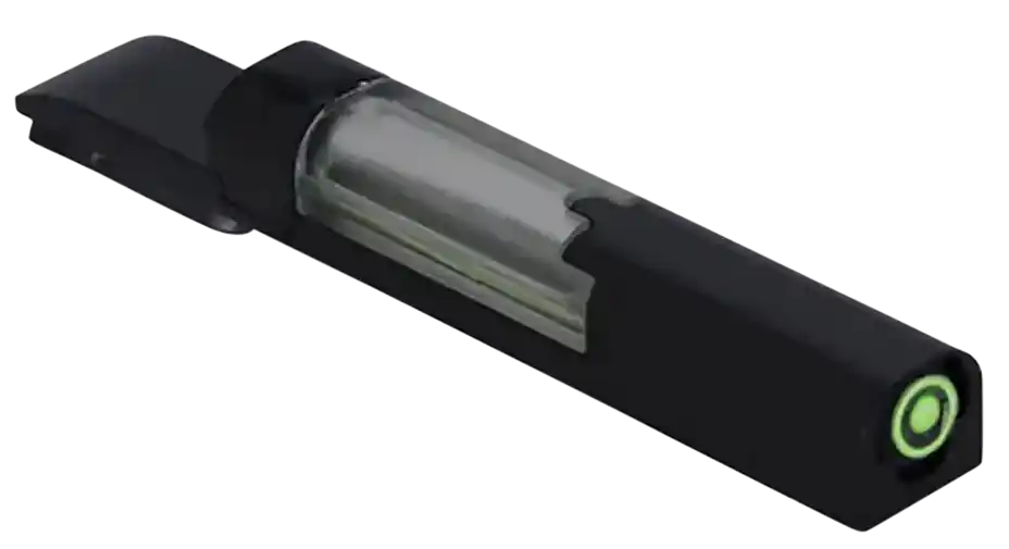 Meprolight USA FT Bullseye Front Sight for CZ P-10 Series - Green/Tritium/Fiber Optic, Black Frame