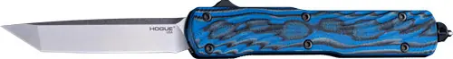 Hogue Counterstrike Auto Tanto Blade with G10 Blue Cover - 3.35"