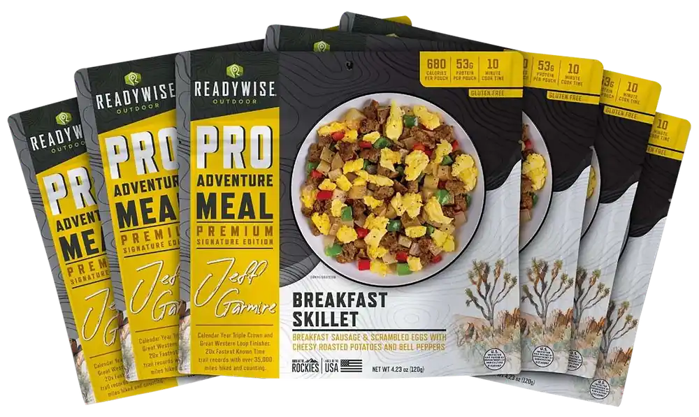ReadyWise Outdoor Breakfast Skillet Kit - 12 Servings, 6-Pack