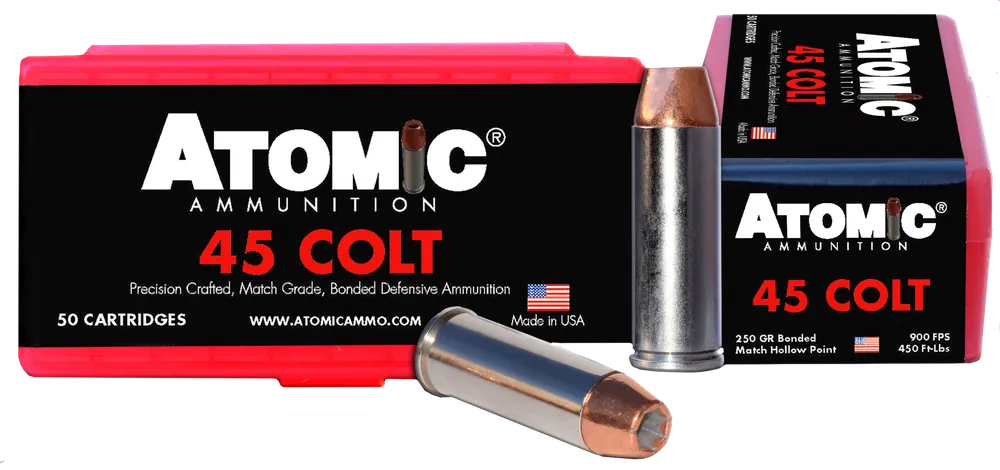 Atomic Ammunition 00444: Precision 45Colt 250gr Bonded Match HP - 50/Box