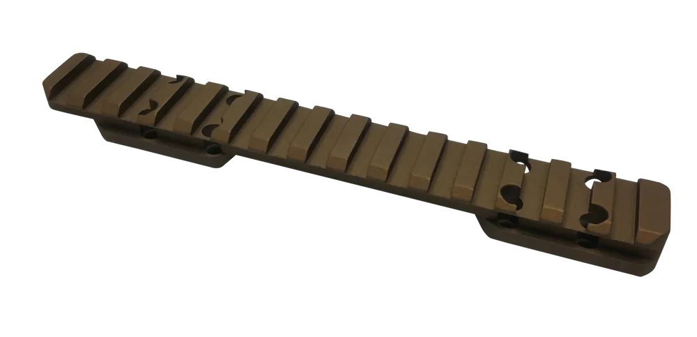Talley PL0SB735 Smoked Bronze Picatinny Rail for X-Bolt Long Action 0 MOA