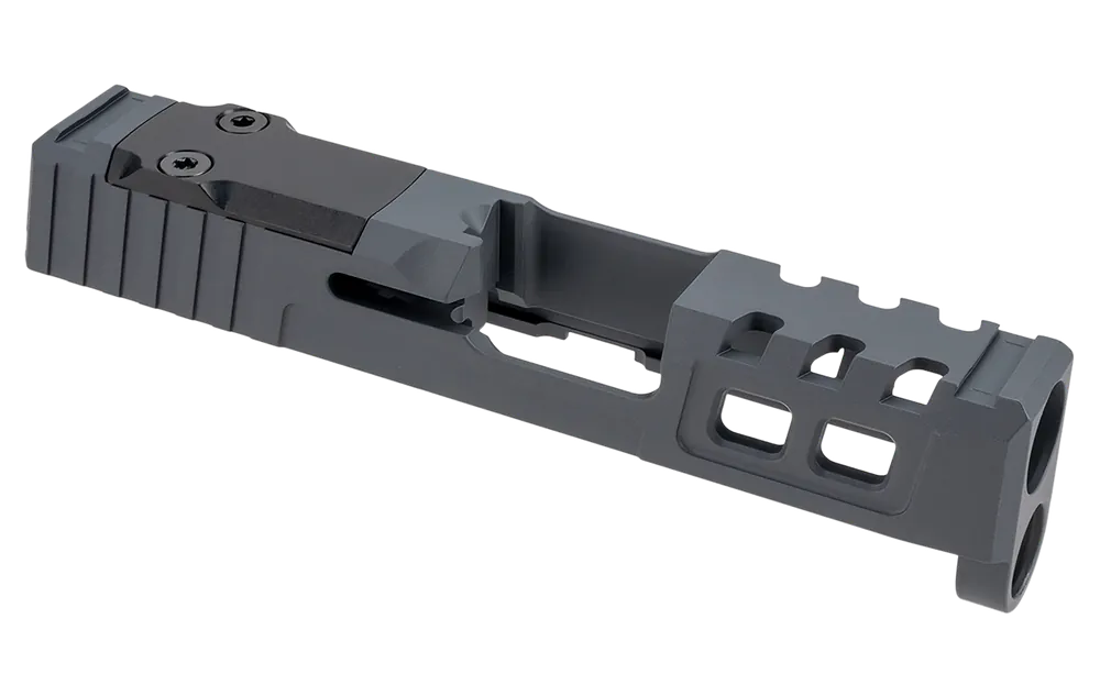 Custom Zaffiri Precision Slide for Springfield Hellcat - Sniper Gray Stainless Steel