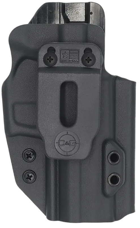 C&G Holsters Covert IWB Black Kydex Belt Clip for Sig P320C