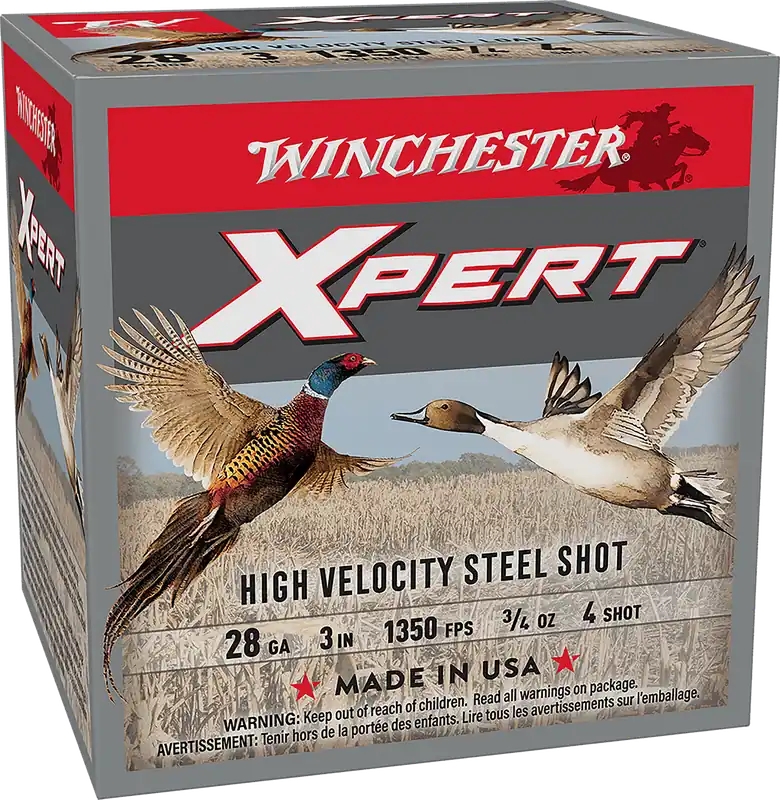 Winchester Xpert High Velocity 28 Gauge 3" 4 Shot Ammo - 25 Box/10 Case
