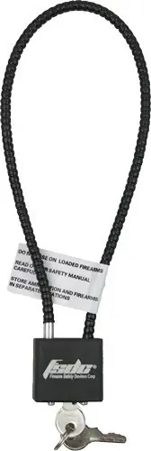 Regal 15" Coated Cable Lock with 2 Keys - CA DOJ Approved