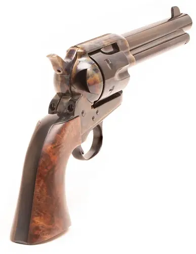 SAA 45 LC 4.75" Barrel Case Colored Frame with Grip Stand