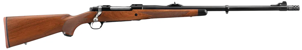 Ruger Hawkeye African Sports Exclusive .338 Win Mag Rifle with Satin Blued Finish and Walnut Stock