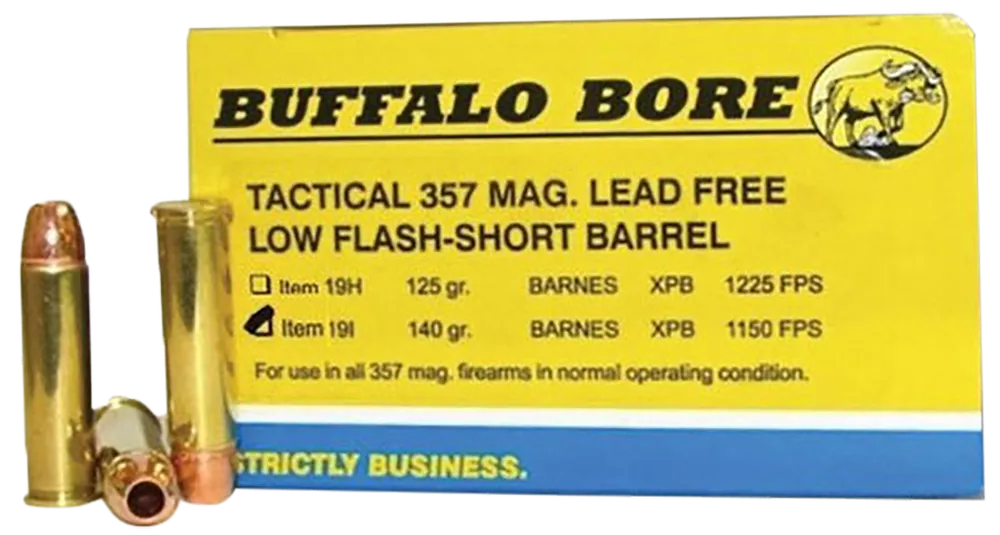 Buffalo Bore 357Mag 140gr Lead-Free Ammo - 20/Box