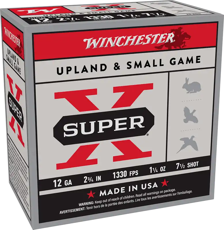 Winchester Super X 12 Gauge High Brass Game Load 7.5 Shot 25/Box