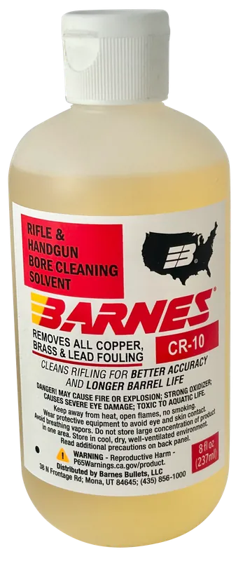 Barnes Bullets CR-10 Bore Cleaner 8 oz Squeeze Bottle - Model 30755