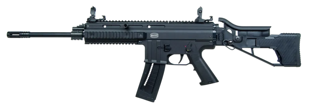 Mauser Rimfire M-15 .22 LR Rifle with Folding Stock and Adjustable Cheekrest