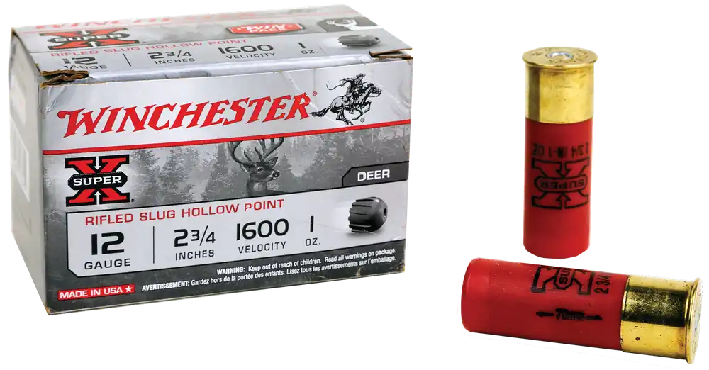 Winchester Super X 12 Gauge Rifled Slug Ammo - 15 Rounds