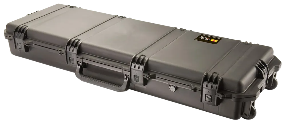 Pelican IM3200 Storm Long Case - Black, Water Resistant, Foam Padded, HPX Resin