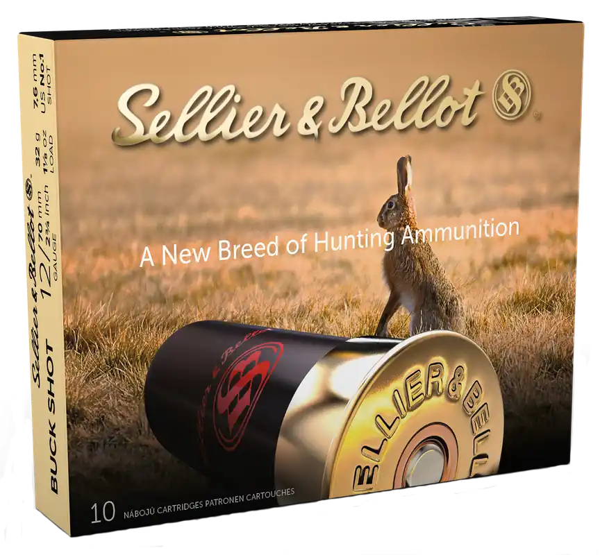 Sellier & Bellot 12 Gauge Buckshot - 10 Rounds per Box