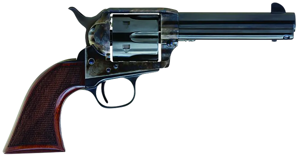 Cimarron AR400 Arizona Ranger .357 Mag Revolver with Engraved Barrel and Checkered Walnut Grip