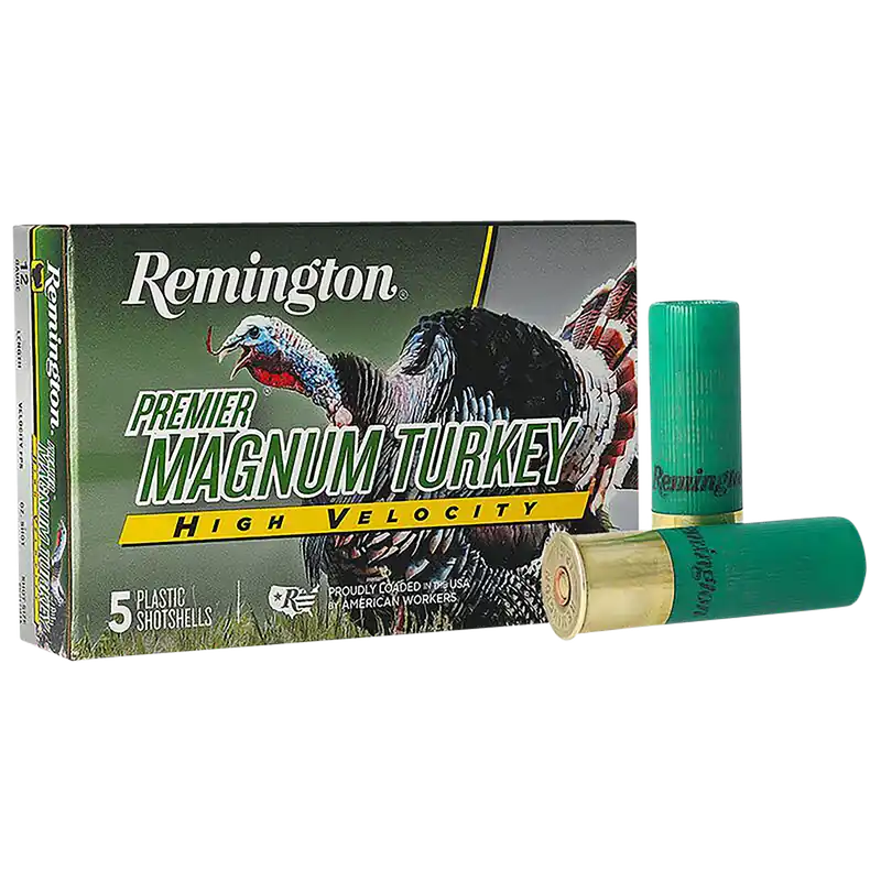 Remington Premier Magnum Turkey 12 Gauge High Velocity Ammo - 5 Shot, 5/Box