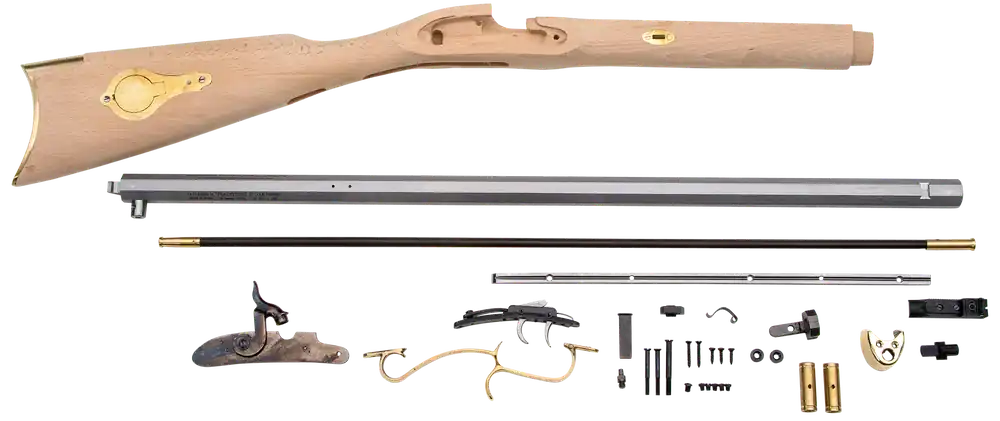Traditions St. Louis Hawken 50 Cal Rifle Kit with 28" Sidelock Action