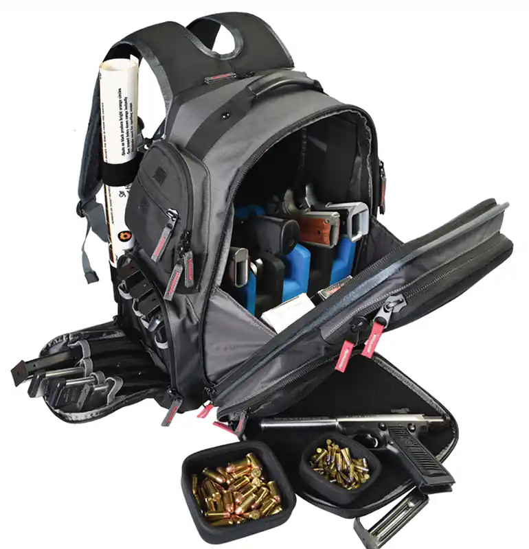 GPS Executive Gray Handgun Bag - Holds 5 Firearms 1812BPG