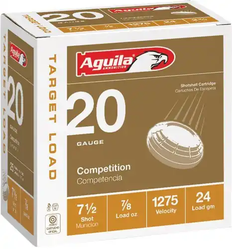 Aguila 20GA 2.75" Shotshells - 250 Rounds, #7.5, 7/8 OZ