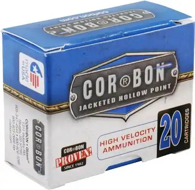 CORBON 32 ACP 60GR JHP Ammunition - 20 Rounds per Box, 25 Boxes per Case