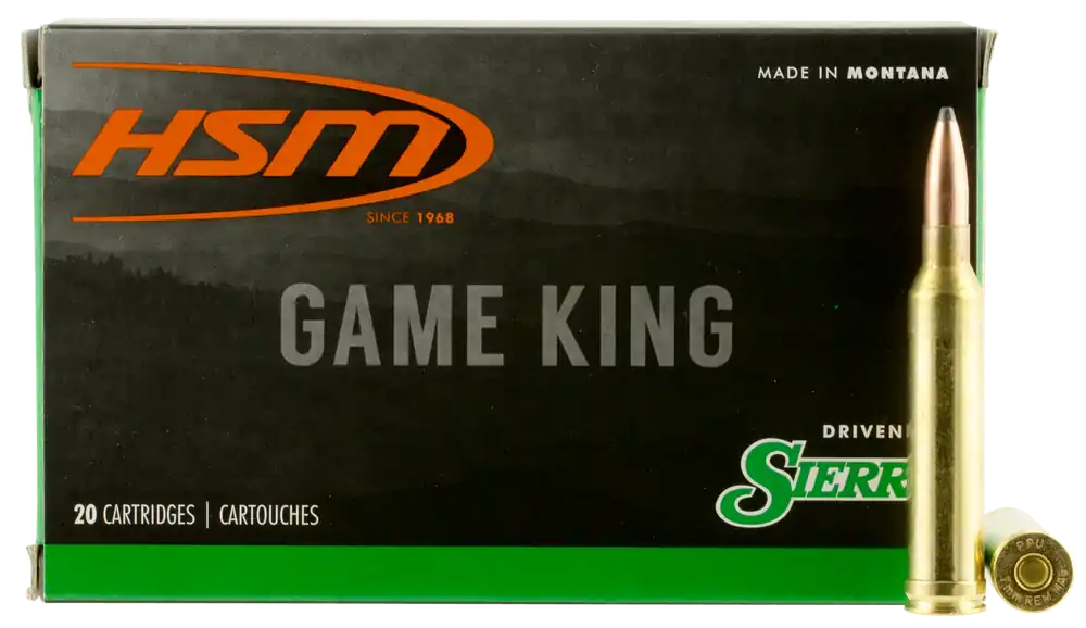 HSM 7mm Rem Mag 175gr Sierra GameKing SBT Ammo - 20 Rounds