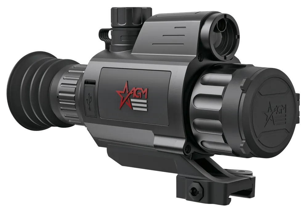 AGM Global Vision Varmint LRF TS50-384 Thermal Scope with Laser Rangefinder, 4-32x Zoom, 50mm Lens, Multi Reticle