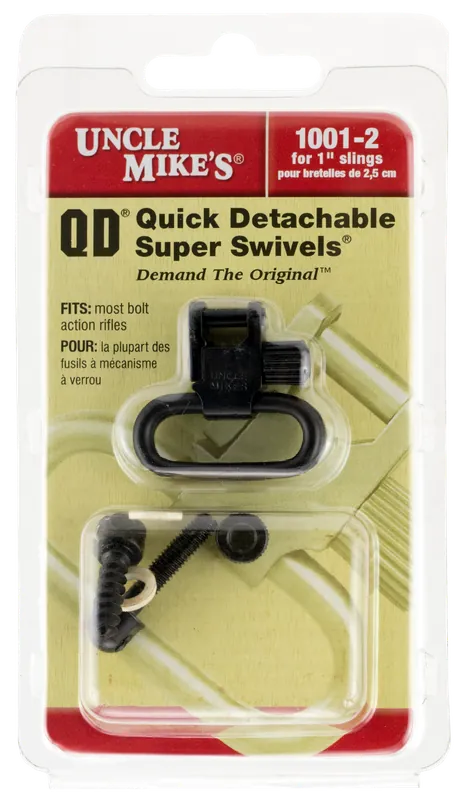 Uncle Mike's MO10012 1" Steel Quick Detach Super Swivel - Blued Finish
