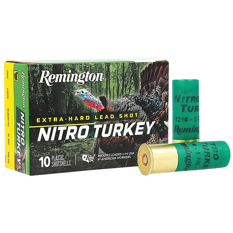 Remington Nitro Turkey 12 Gauge 3.5" 2oz #4 Shot - 10 Rounds/Box