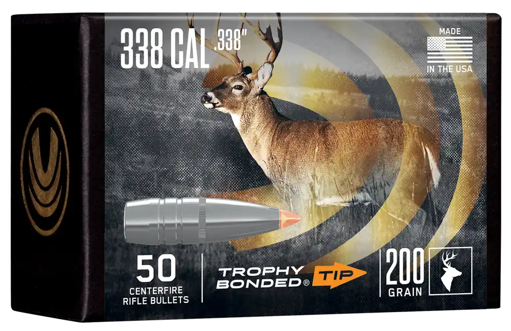 Federal Premium .338 Caliber 200gr Ammunition - 50 Rounds per Box, 4 Boxes per Case