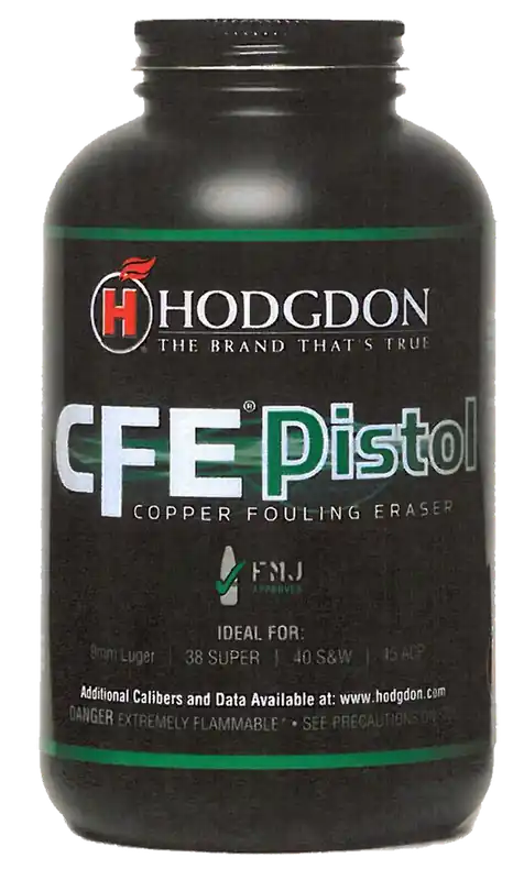 Hodgdon CFE Pistol Powder 1 lb - Spherical Smokeless Powder