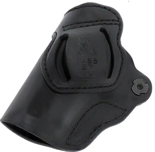 DeSantis Criss-Cross Holster for SIG P365 - OWB RH Leather, Black