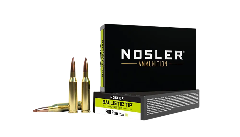 Nosler 40056 260 Rem 120gr Ballistic Tip Spitzer - 20 Rounds per Box