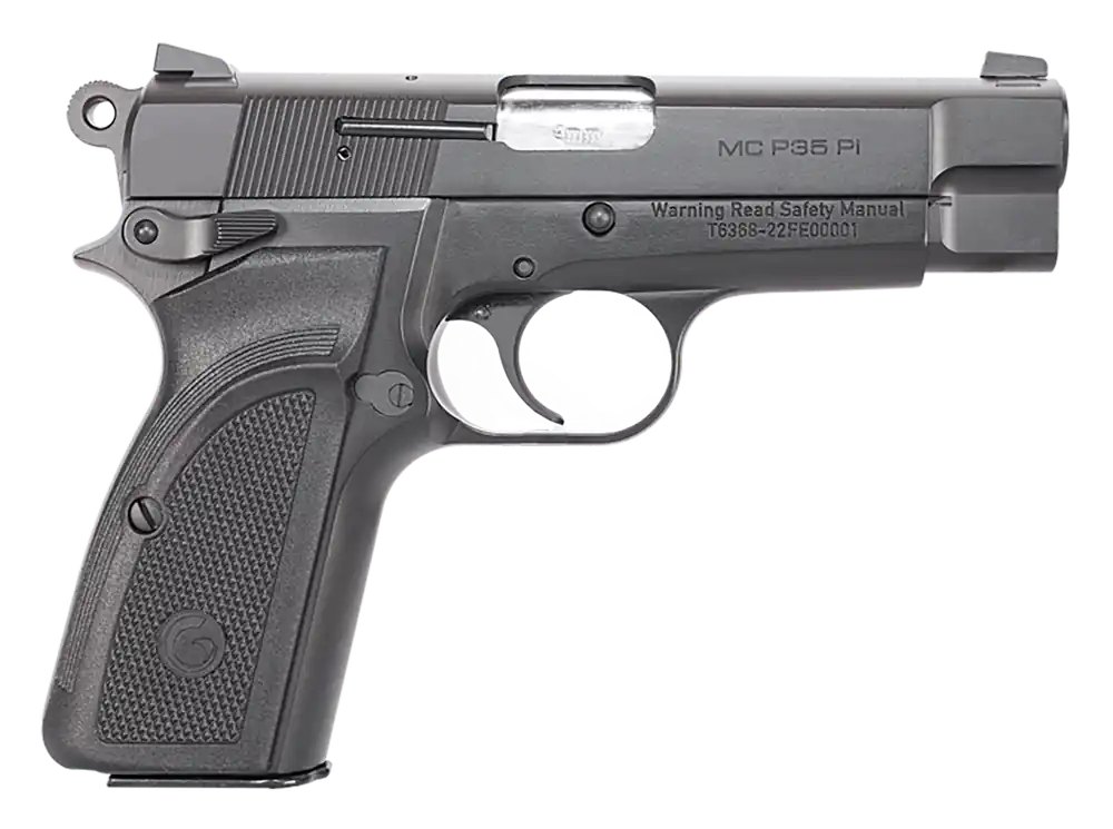 EAA GIRSAN MCP 35 PI 9mm Luger Pistol - Stainless Barrel, Matte Black Slide & Frame, Ambidextrous Grips