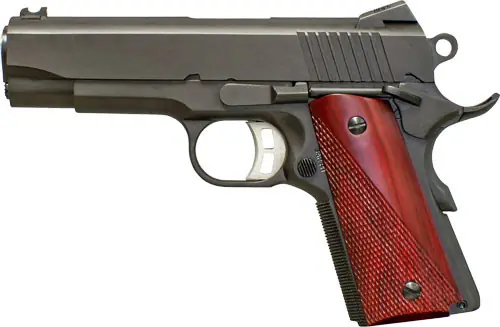 Fusion 1911 CCO 45 ACP 4.25" - 7 Round Blued/Red Cocobolo