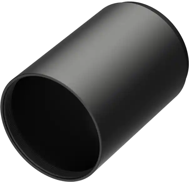 Leupold Alumina 44mm Lens Shade - Black Aluminum Screw Mount