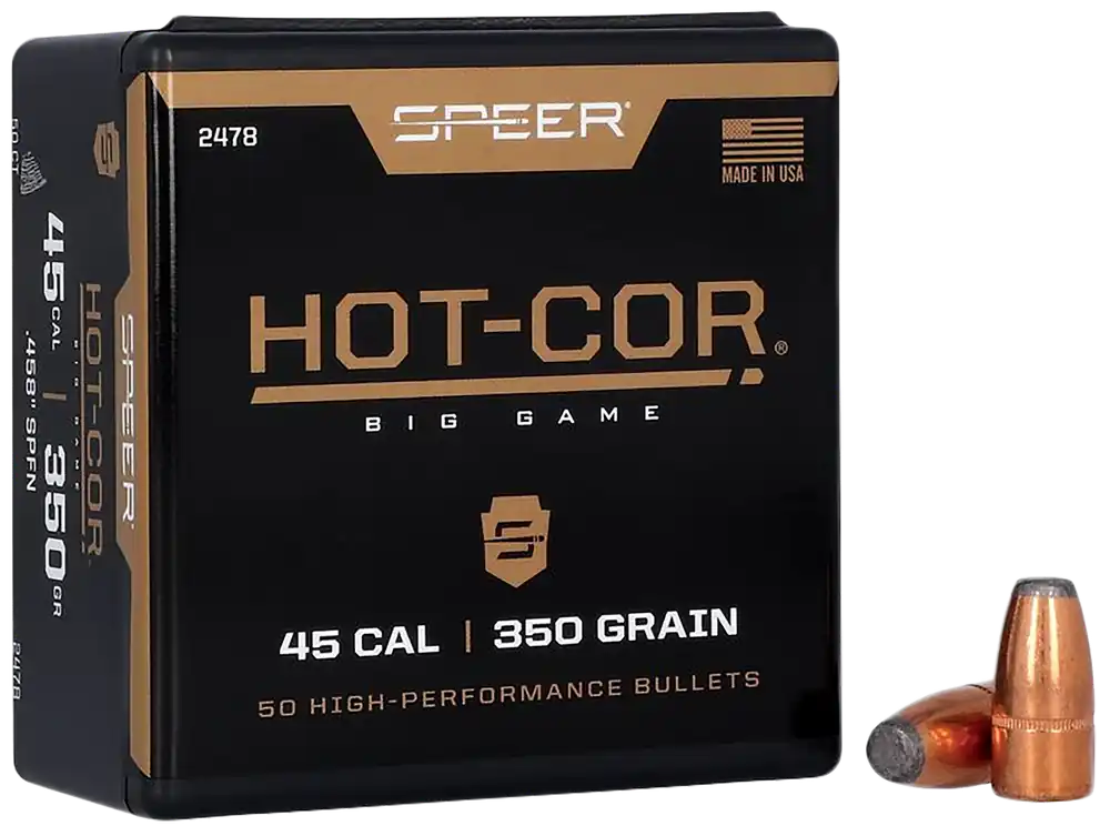 Speer 2478 Hot-Cor 45 Cal 350gr SPFN 50/Box 5/Case