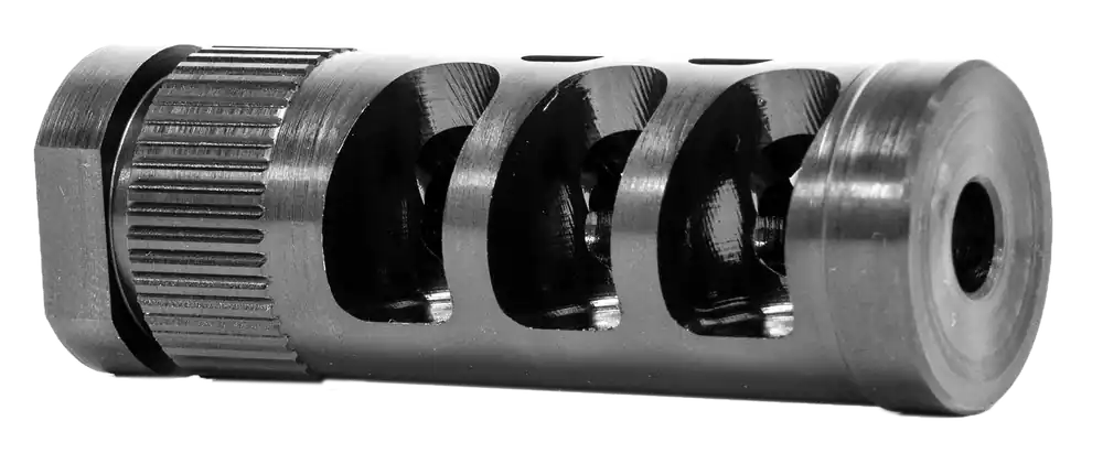 GrovTec G-Comp Muzzle Compensator for .223 Caliber, Black Nitride Steel, 1/2"-28 Threads