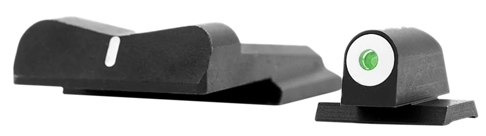 XS Sights SW0024S3 DXW Big Dot Night Sights for Smith & Wesson - Black with Green Tritium Front & White Stripe Rear