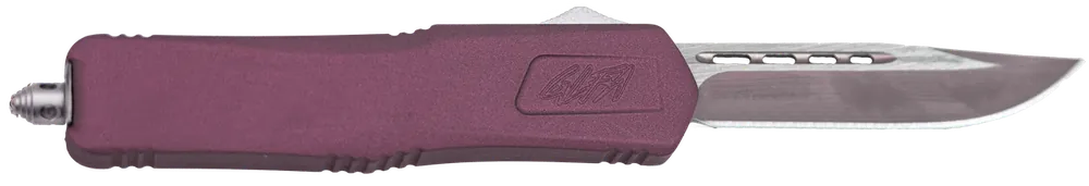 GLFA Medium 3.50" OTF Knife with Black Cherry Cerakote Handle