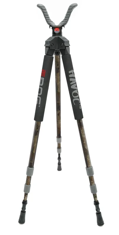 Havoc Tripod 22-50" Adjustable Veil Alpine Green Aluminum by Bog-Pod